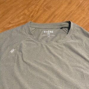 RHONE Men's Short Sleeve Gray Tee